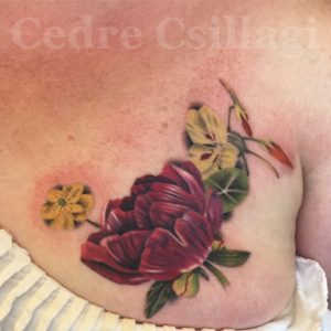 chest coverup, tattoo